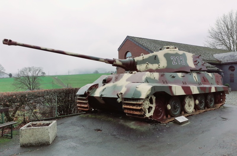 Kingtiger tank at La Gleize, Ardennes, Belgium