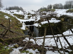 A German trench in winter, Vauquois hill