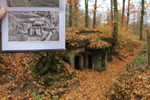 German bunker, then and now